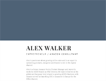 Tablet Screenshot of alexwalker.net